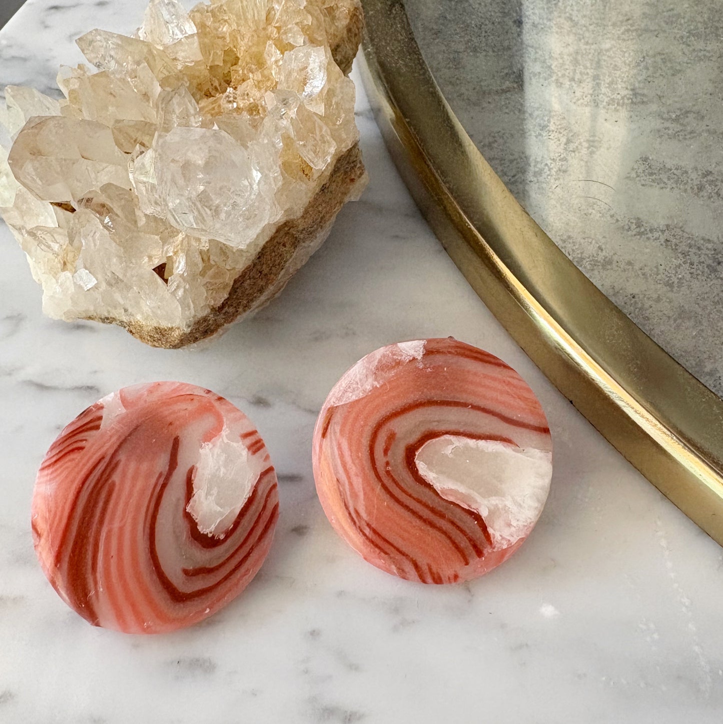 Vanessa in Pink Botswana Agate