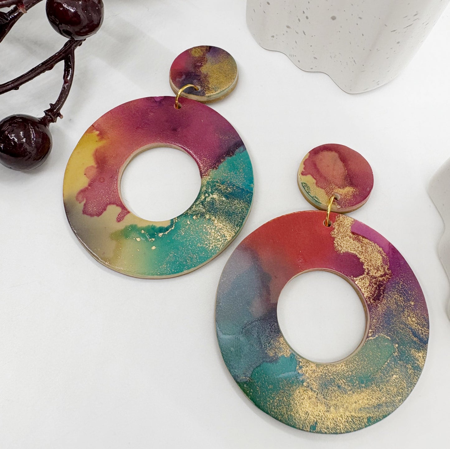 Lessie in Metallic Rainbow