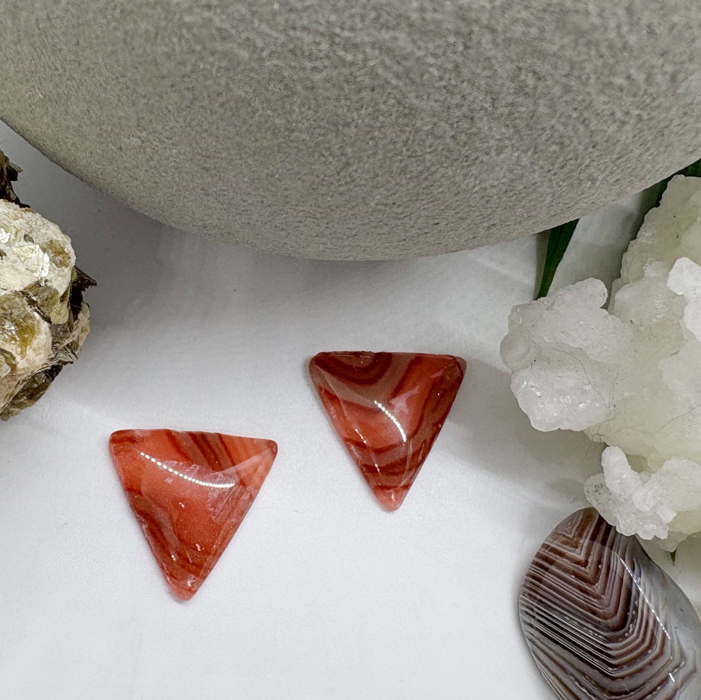 Alynn in Pink Botswana Agate