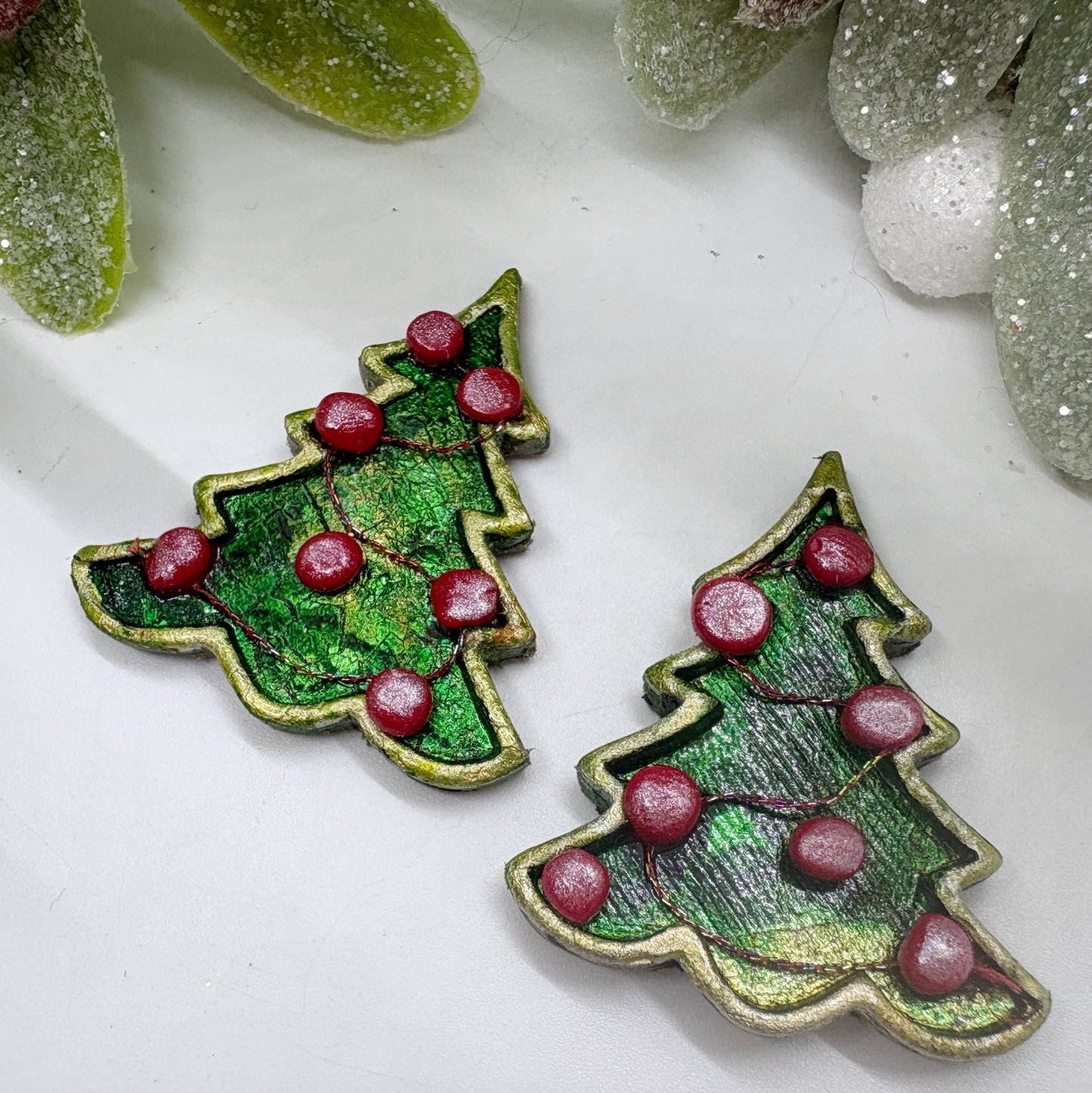 Festive Trees in Decorated