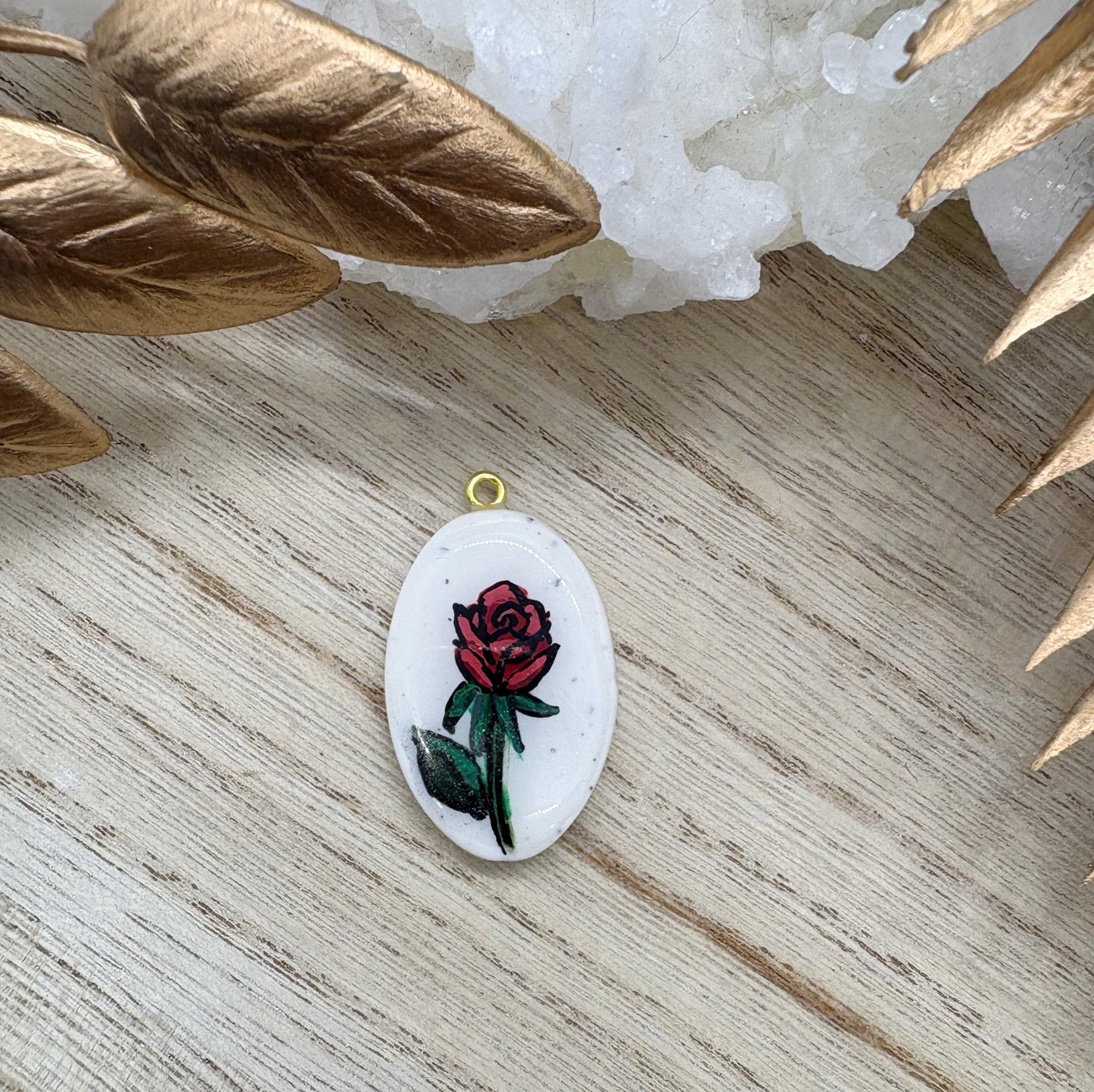 Rose charm