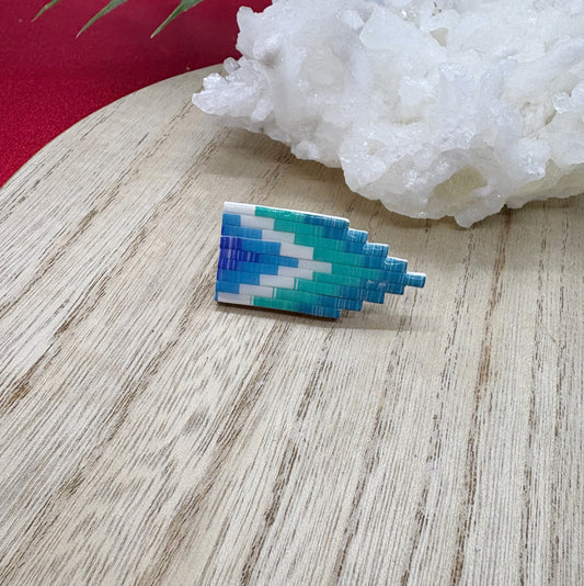Pride Flag brooch in Gay