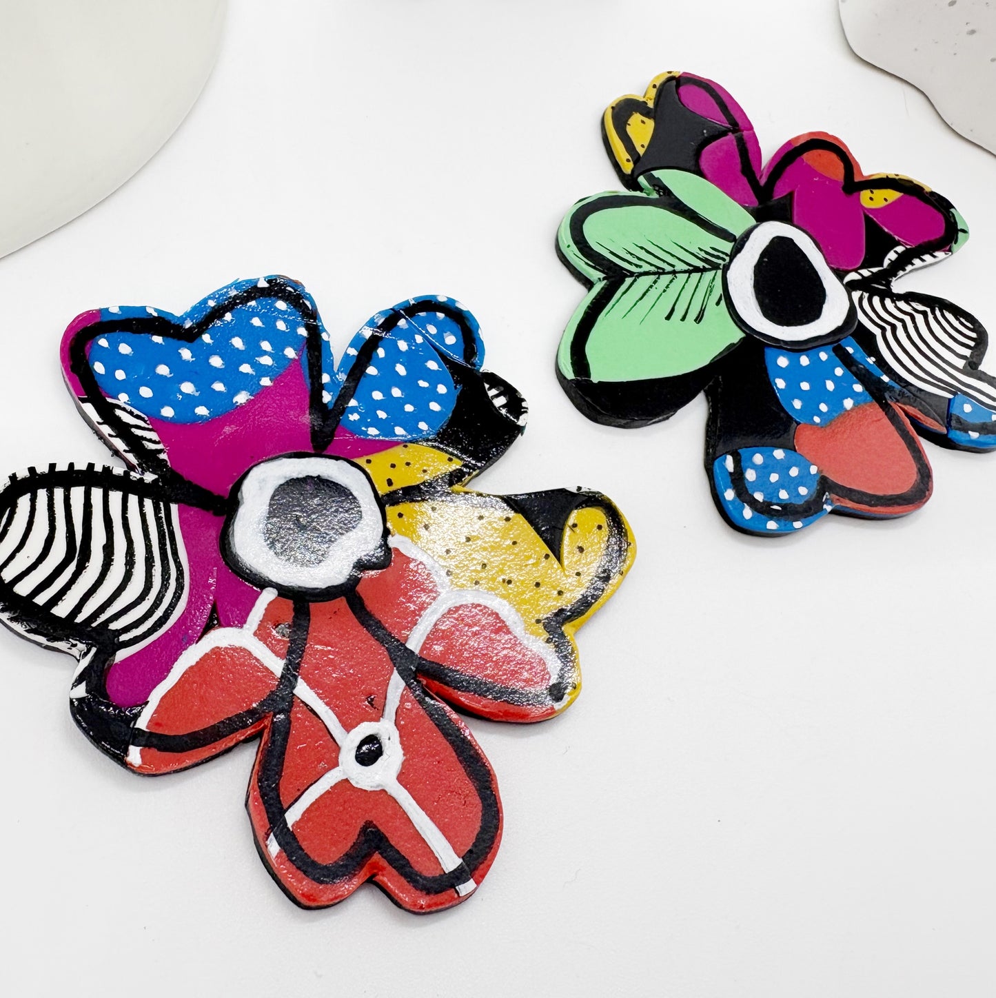 Aniya Flower studs in Doodlebug