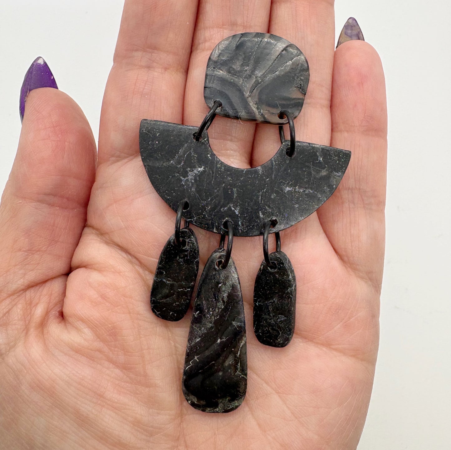Angel in Obsidian Granite