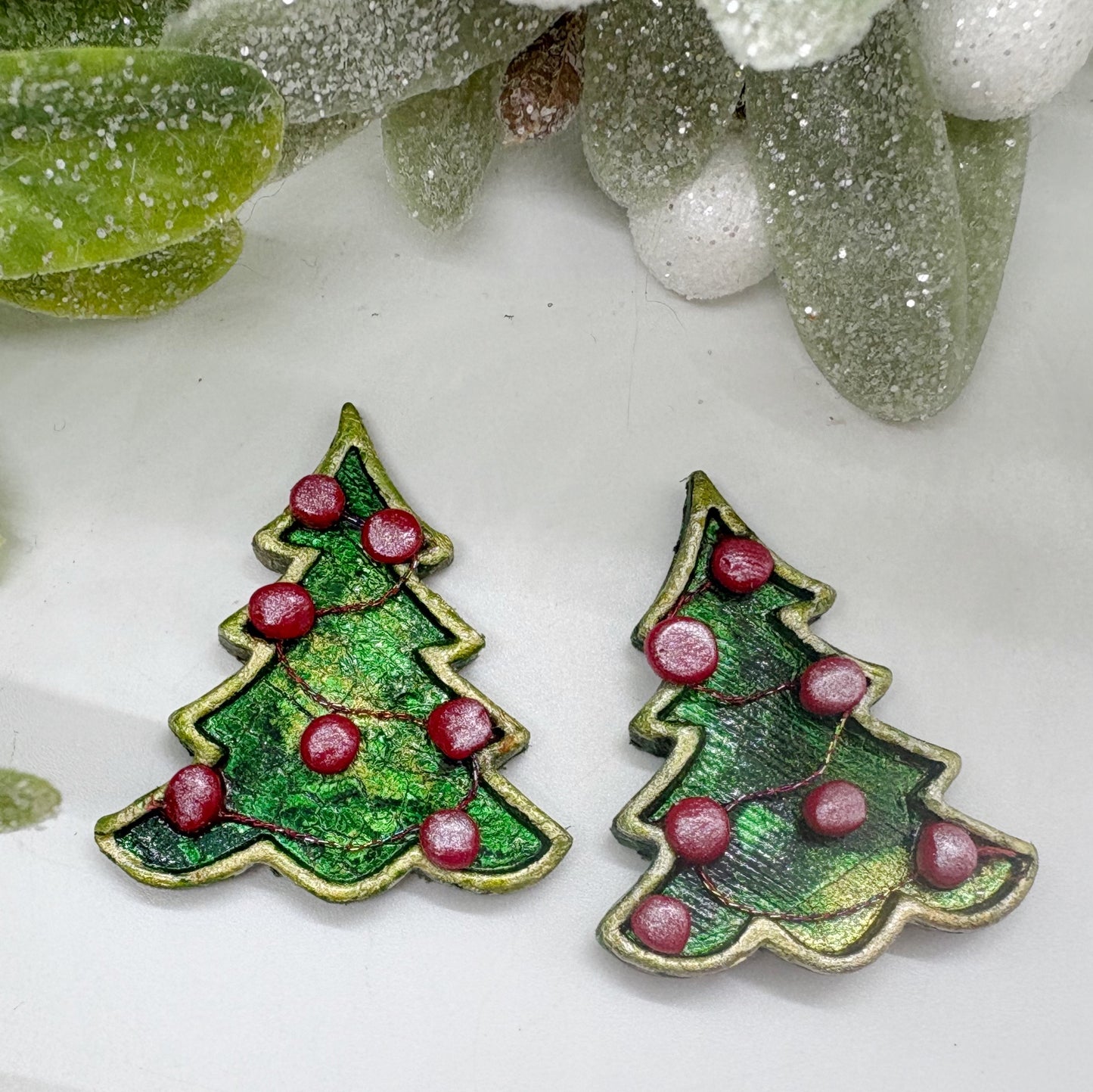 Festive Trees in Decorated