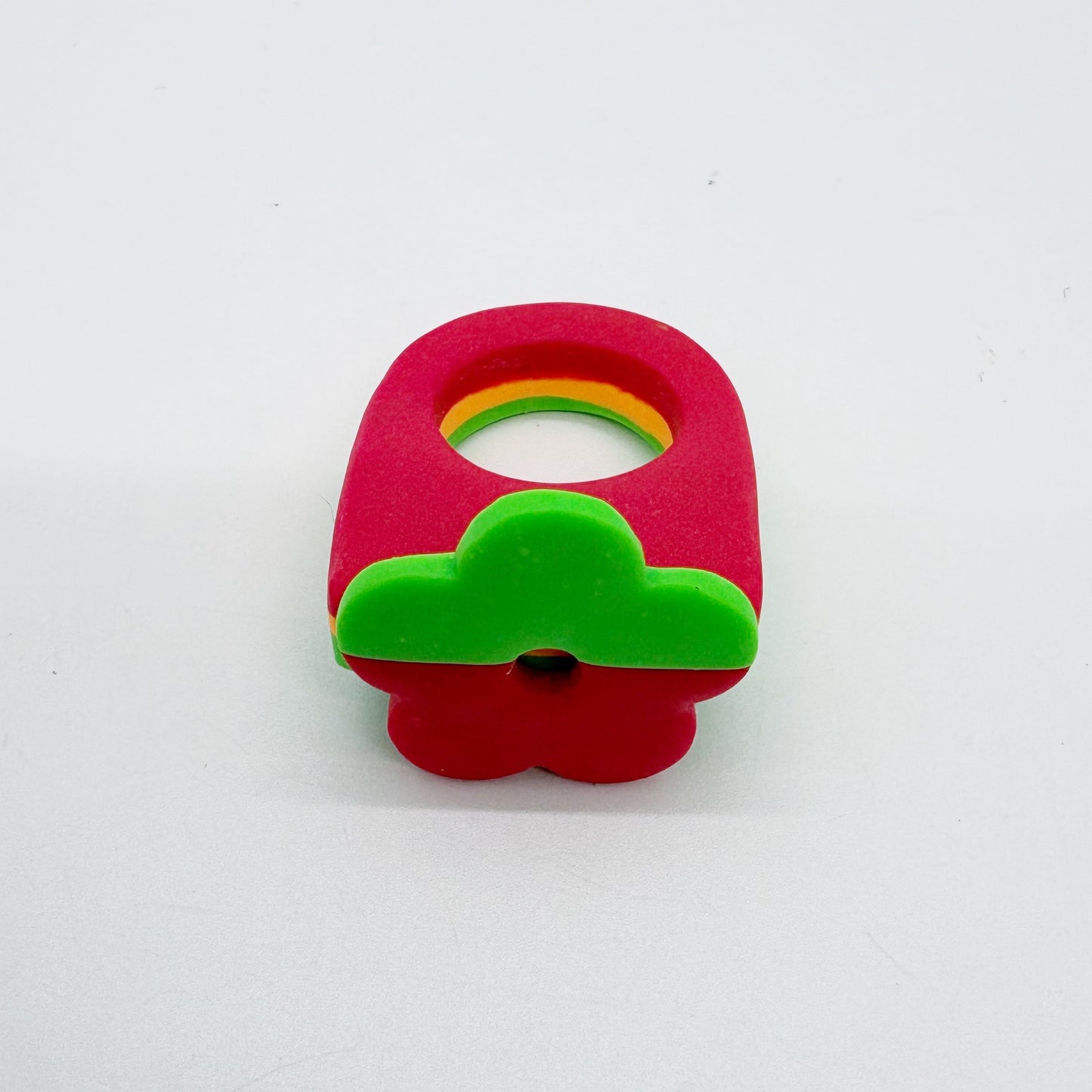 Flower Power ring in strawberry limeade