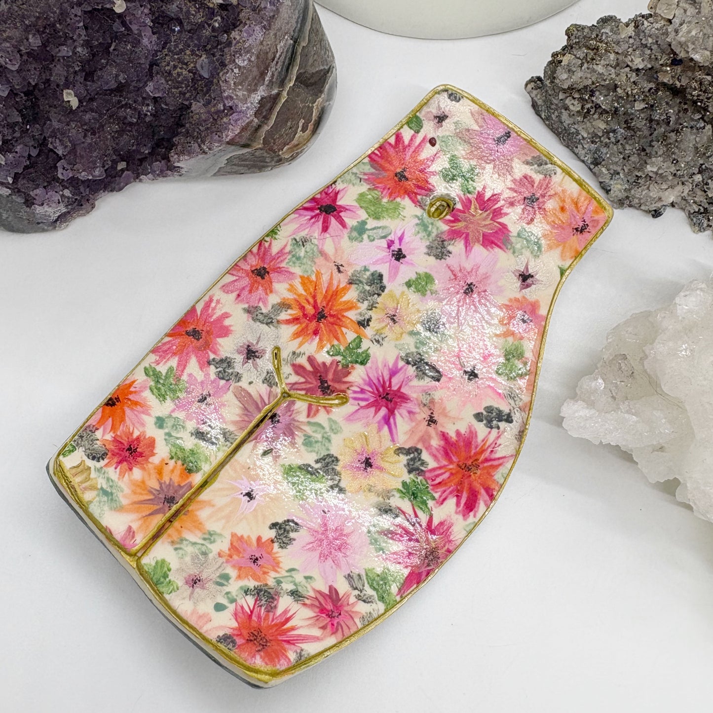 Femme Trinket Dish in Spring Florals