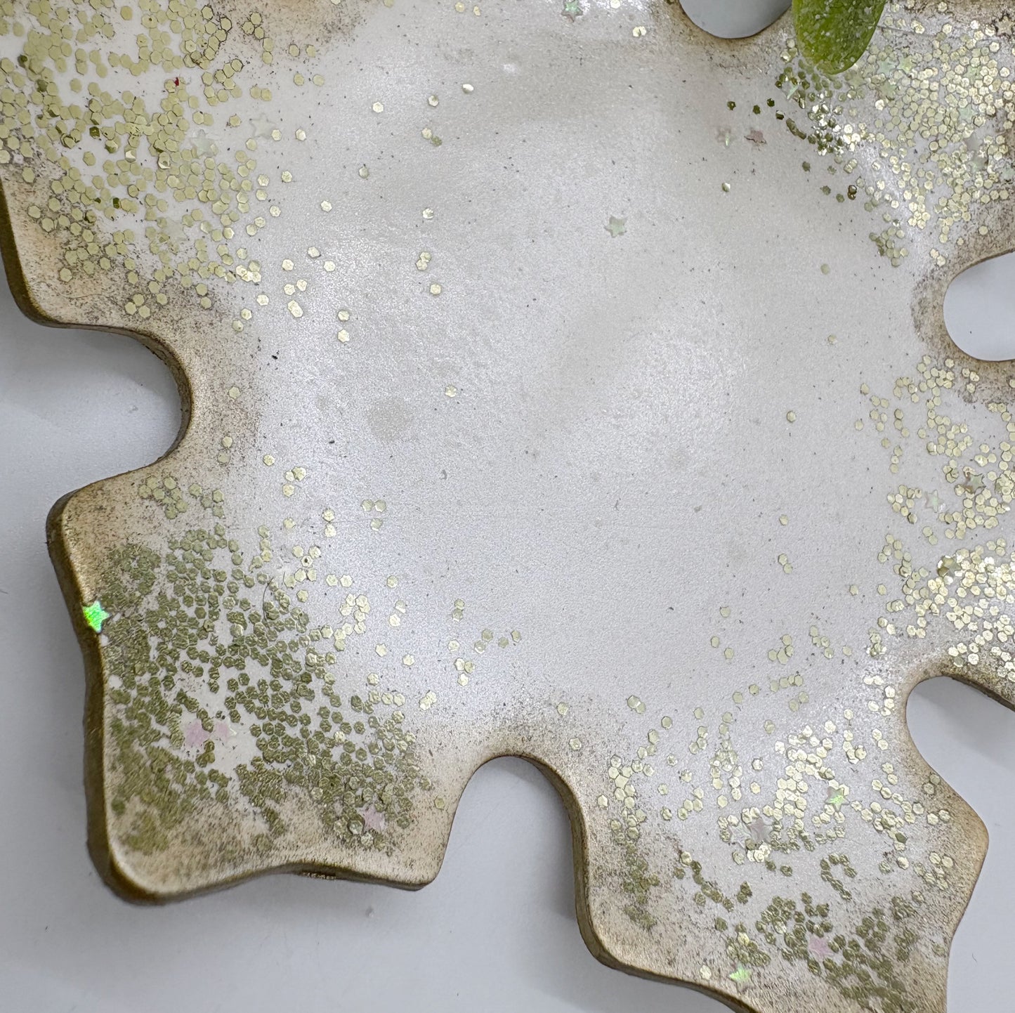 Snowflake Trinket Dish in Wintery