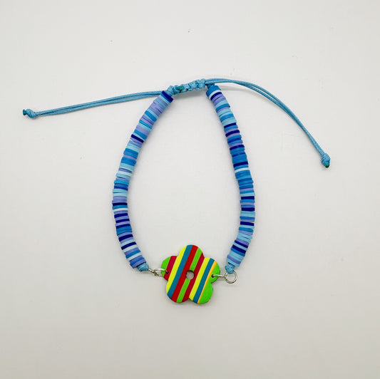 Flower Power Bracelet in Neon