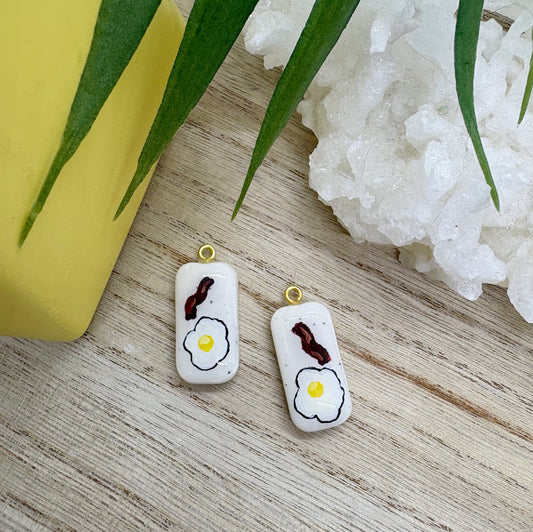 Bacon & Eggs charm