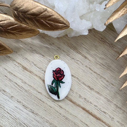 Rose charm