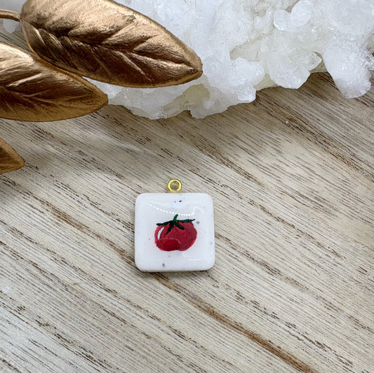 Heirloom tomato charm
