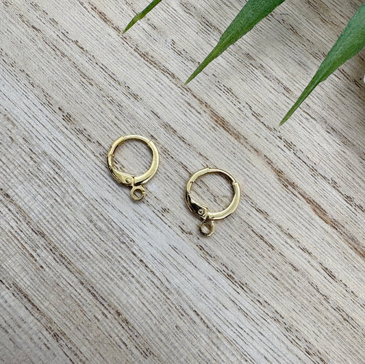 Huggie hoops